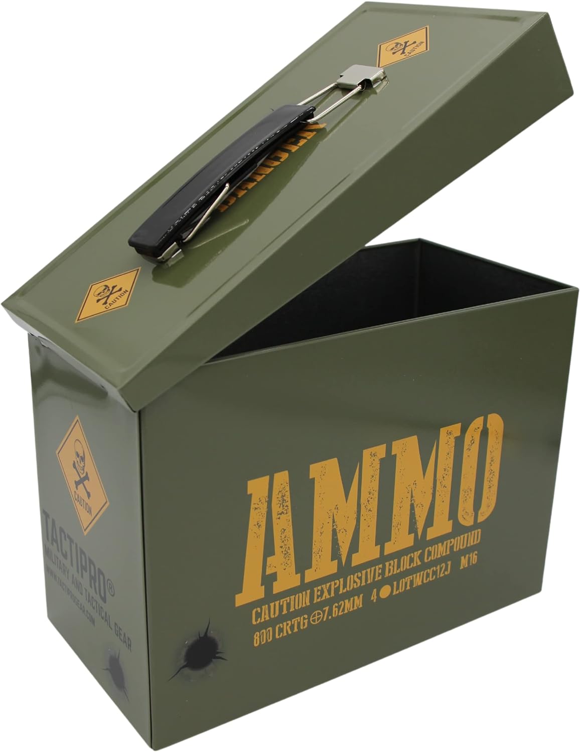 Army Ammo Tin Storage Box container - Lunch Box