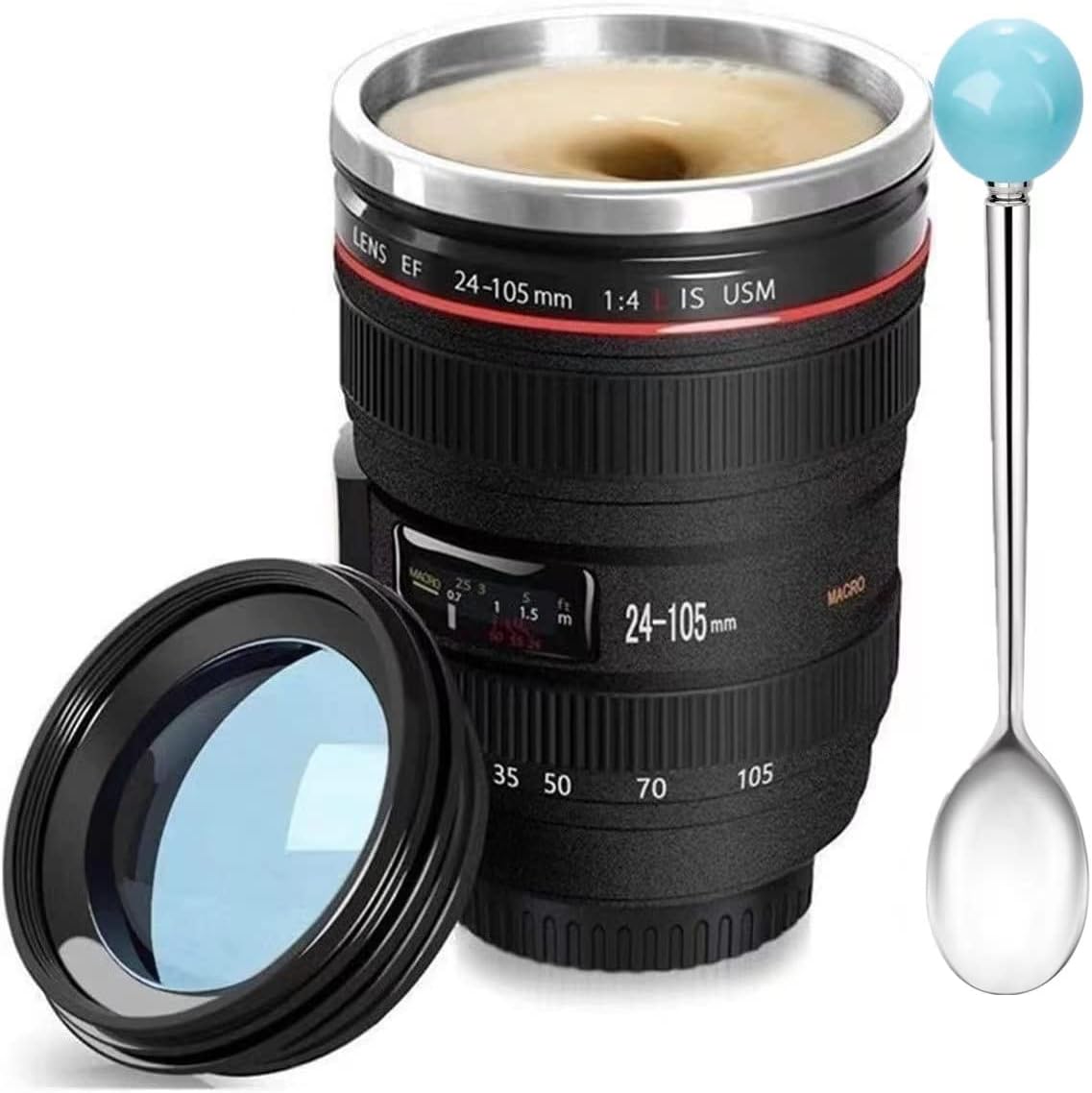 Camera Lens Coffee Mug - Fun and Great Gift for Photographers