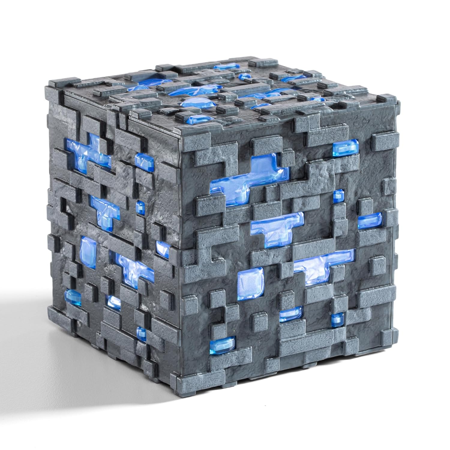 Minecraft Diamond Ore - illuminating LED ore on touch