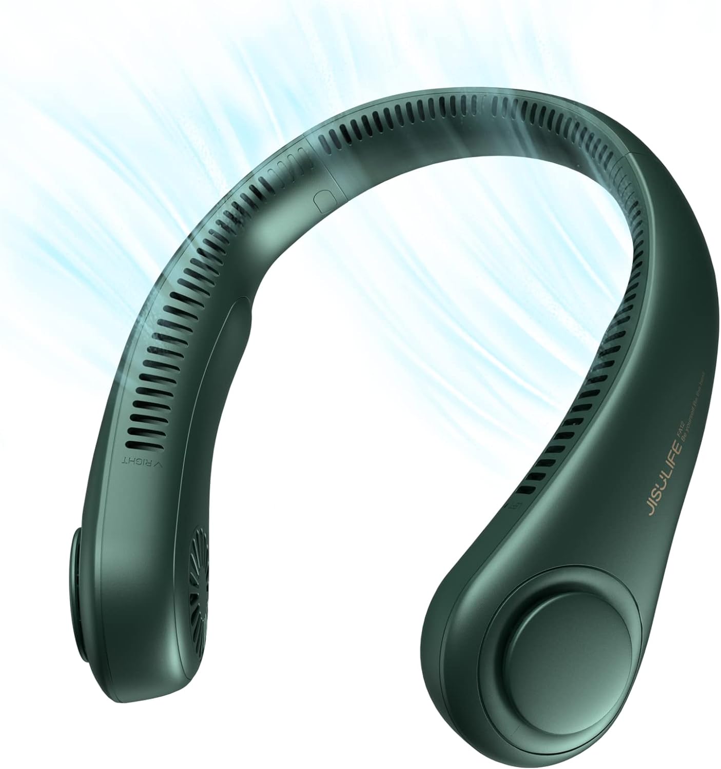 JISULIFE Portable Neck Fan - HandsFree Headphone Design Bladeless Fan