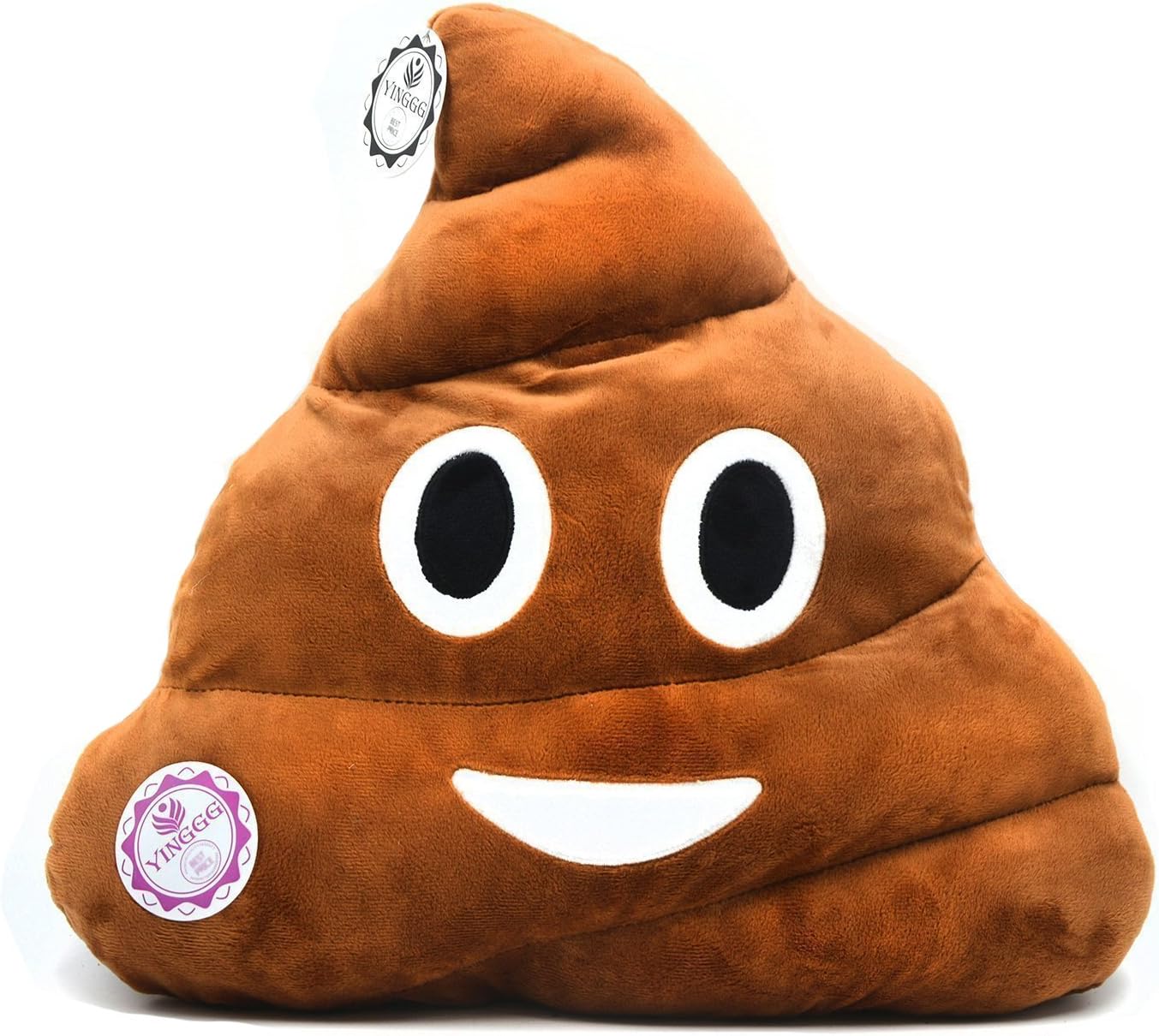 Poop emoji Pillow - Decorative poop face