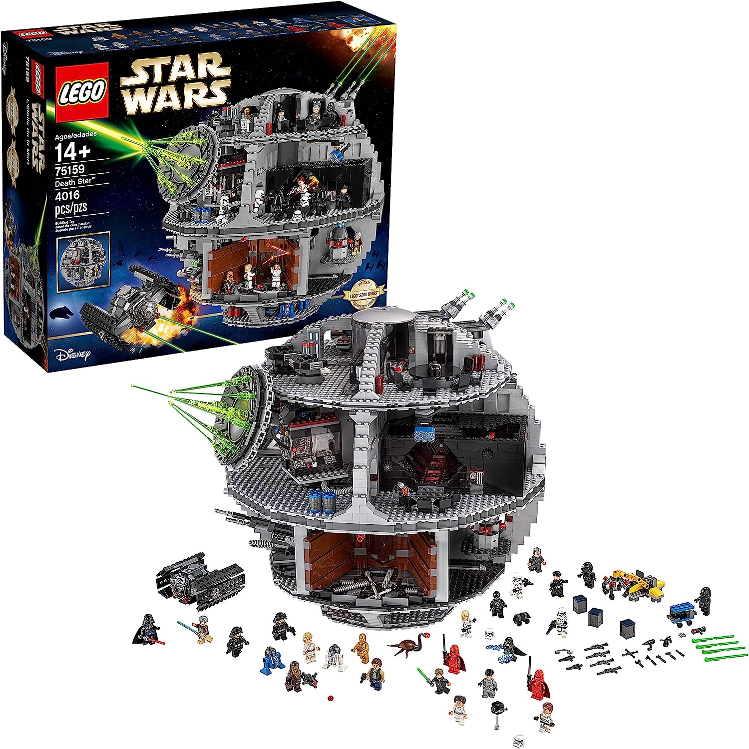 LEGO Star Wars Death Star - Space Station Building Kit with Star Wars Minifigures