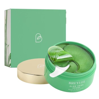 BREYLEE Aloe Vera Eye Masks - Reduce Puffy Eyes & Dark Circles Improve Under Eye Skin