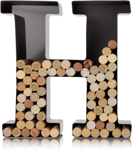 Wine Letter Cork Holder Art Wall Décor