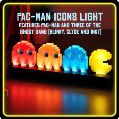 Pac Man and Ghosts Light - Pac Man Collectable Figure Lamp